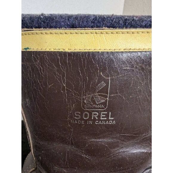 Vintage Sorel Kaufman Winter Boots - Men’s 9 - Made in Canada - Picture 3 of 9